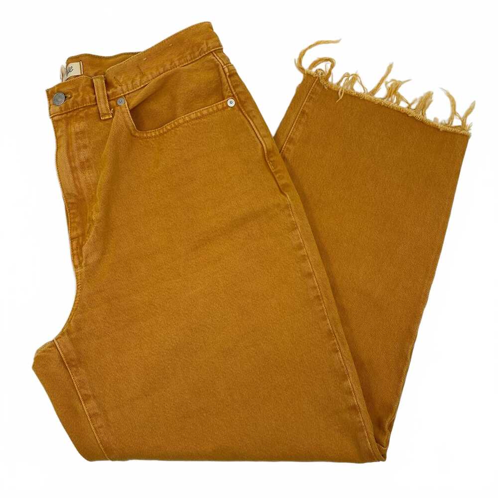 Madewell Yellow Baggy Straight Jeans | Women’s 29 Regular